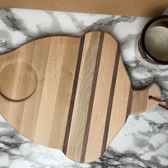 Longaberger American Craft Traditions Board Act-Cheese & Serving Crock - Picture 2 of 7